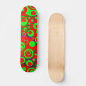 Skateboard Bulles Abstraites 06 (Recto)