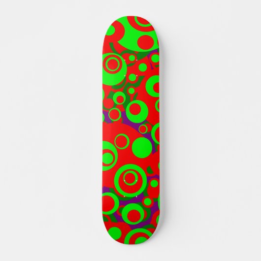 Skateboard Bulles Abstraites 06 (Devant)