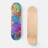 Skateboard Bulles arc-en-ciel (Recto)