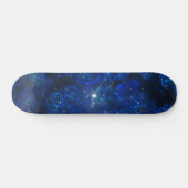 Skateboard Bulles en verre bleu tombé (Horz)