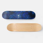Skateboard Bulles en verre bleu tombé (Horz)