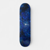 Skateboard Bulles en verre bleu tombé (Devant)