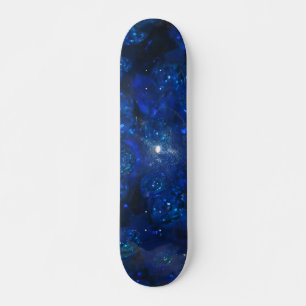 Skateboard Bulles en verre bleu tombé
