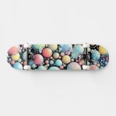 Skateboard Bulles Pop Art (Horz)