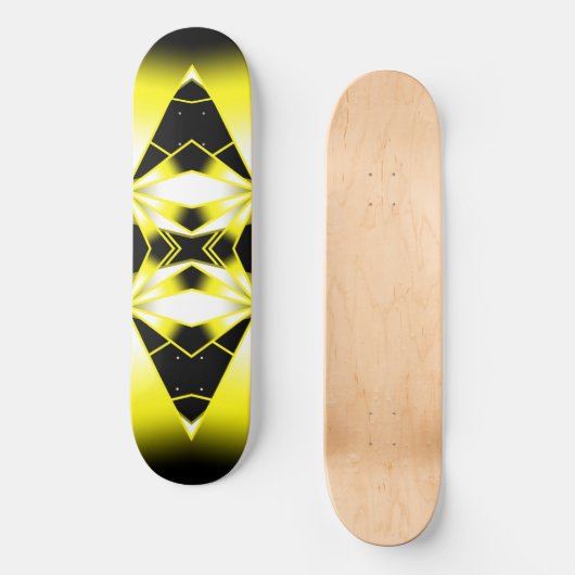Skateboard Bumblebee Color Gradient Perspective Dessin (Recto)
