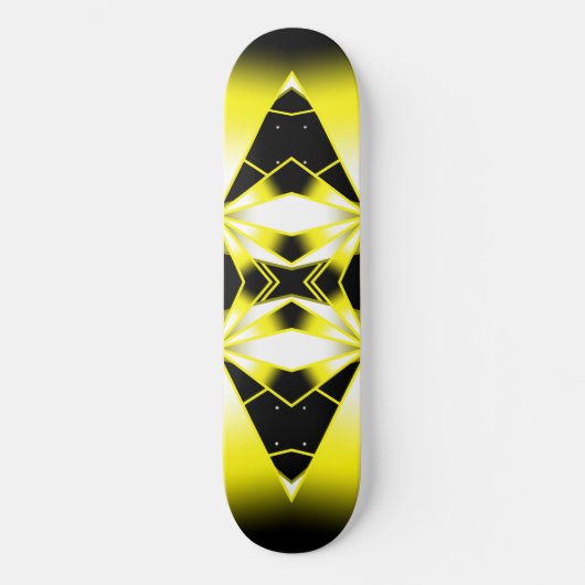 Skateboard Bumblebee Color Gradient Perspective Dessin (Recto)