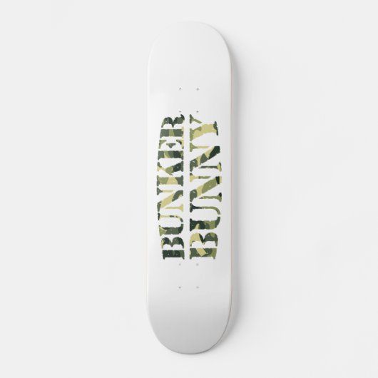 SKATEBOARD BUNKER BUNNY CAMO / CAMOUFLAGE (Recto)