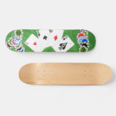 Skateboard Bureau de poker (Horz)