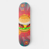 Skateboard Burger de taille de luxe (Recto)