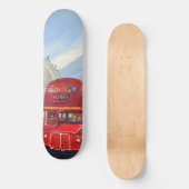 Skateboard Bus rouge de Londres (Recto)