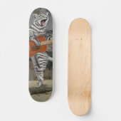 Skateboard Busker le chat guitare (Recto)