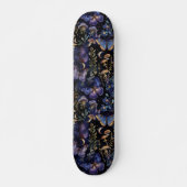 Skateboard Butterfly Floral Celestial Mystical Dark Pattern (Devant)