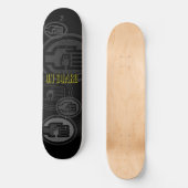 Skateboard C2B : À BORD D'UN Pont Noir 8 1/2" (Recto)