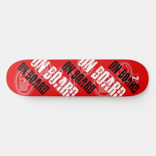 SKATEBOARD C2B : À BORD D'UN PONT ROUGE DE 8 1/2" (Horz)
