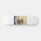 Skateboard C. de peinture japonais 1800's (Horz)