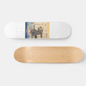 Skateboard C. de peinture japonais 1800's (Horz)