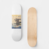 Skateboard C. de peinture japonais 1800's (Recto)