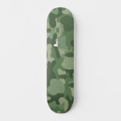 Skateboard cacahuètes | Camouflage Snoopy & Woodstock (Recto)