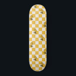 Skateboard cacahuètes | Drapeau À damiers bois<br><div class="desc">Découvrez ce design amusant de cacahuètes avec Woodstock.</div>