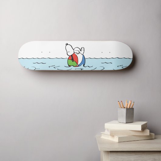 Skateboard cacahuètes | Snoopy Beach Ball Beach (Art mural (Horz))