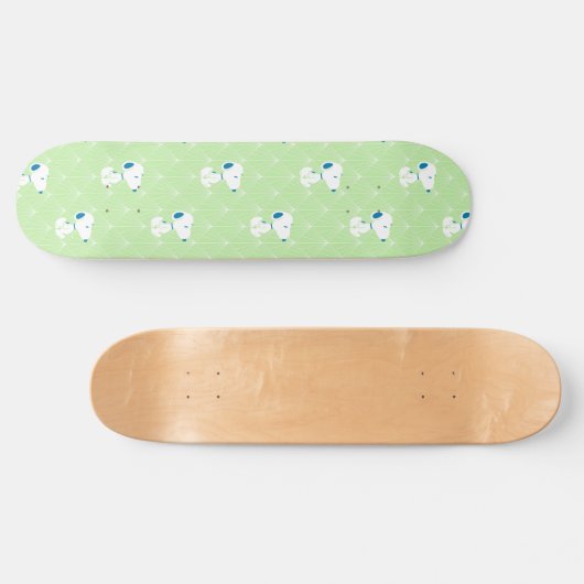 Skateboard cacahuètes | Snoopy Green Deco Dreams Motif (Horz)