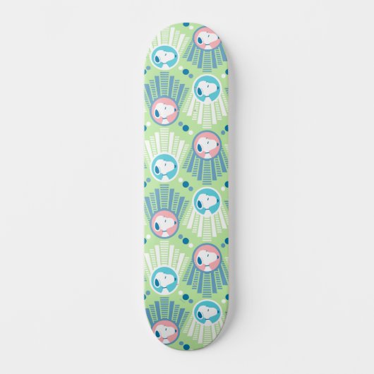 Skateboard cacahuètes | Snoopy Mint Green Deco Dreams Motif (Recto)