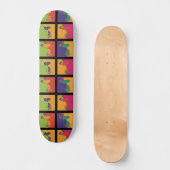 Skateboard cacahuètes | Snoopy Pop Art Moderne (Recto)