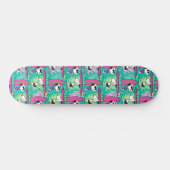 Skateboard cacahuètes | Snoopy Turquoise Surf Motif (Horz)