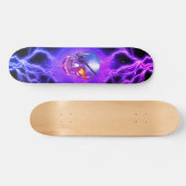 Skateboard Cache-œil de pirate crâne (Horz)