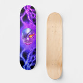Skateboard Cache-œil de pirate crâne (Recto)