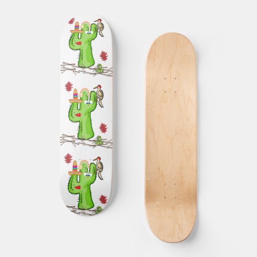 Skateboard Cactus Bird (Recto)