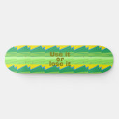 Skateboard Cadeau de Noël à utiliser ou à perdre (Horz)