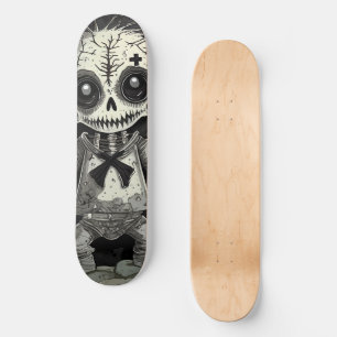 Skateboard Cadeau de zombie Halloween Horror Kreuz