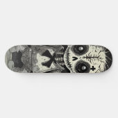 Skateboard Cadeau de zombie Halloween Horror Kreuz (Horz)