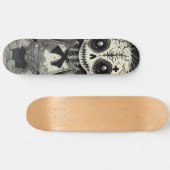 Skateboard Cadeau de zombie Halloween Horror Kreuz (Horz)