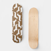 Skateboard Cadeau parfait de motif mignon de teckel pour (Recto)
