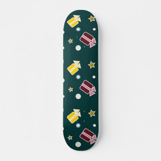 Skateboard Cadeaux de Noël (Devant)