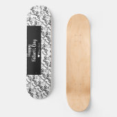 Skateboard Café Simple Élégant Fête des pères moderne (Recto)