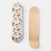 Skateboard Cafés, Fèves de café, Amateur de café, Coeurs (Recto)