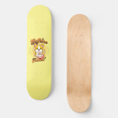 SKATEBOARD CAFFEINE DE CORGI FUELED! (Recto)