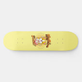 SKATEBOARD CAFFEINE DE CORGI FUELED! (Horz)