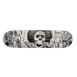 Skateboard Calavera Oaxaqueña par José Guadalupe Posada 1903