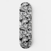 Skateboard Calaveras décoratives Halloween (Recto)