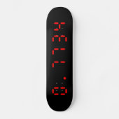 Skateboard Calculatrice LED Bonjour | 0,7734 (Recto)