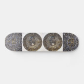 Skateboard Calendrier maya aztèque avec la planche à (Horz)