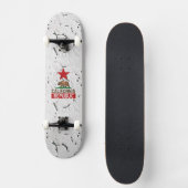 Skateboard California Republic Peeling Paint Decor (Recto)