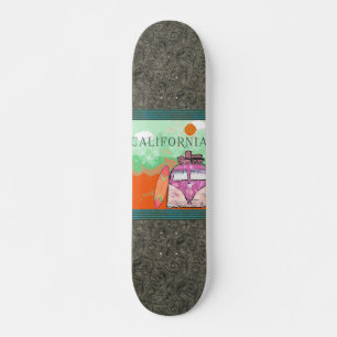Skateboard California Travel Poster Skate