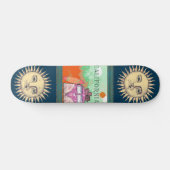 Skateboard California Travel Poster Skate (Horz)