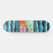 Skateboard California Travel Poster Skate (Horz)