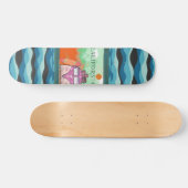 Skateboard California Travel Poster Skate (Horz)